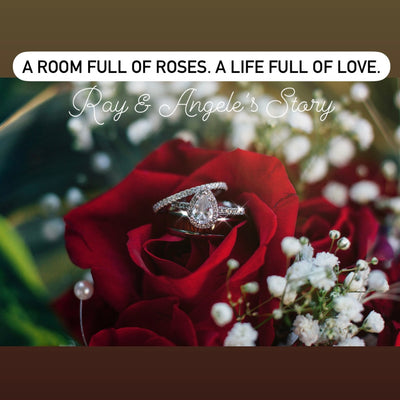A room full of roses. A life full of love.