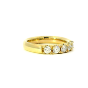 Classic Julianna Wedding Band with Canadian Diamonds