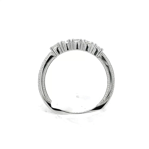 Antique Old European Diamond Band