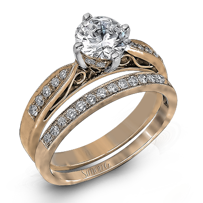 Wedding Set in 18k Gold with Diamonds