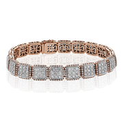 Bracelet en or 18 carats avec diamants