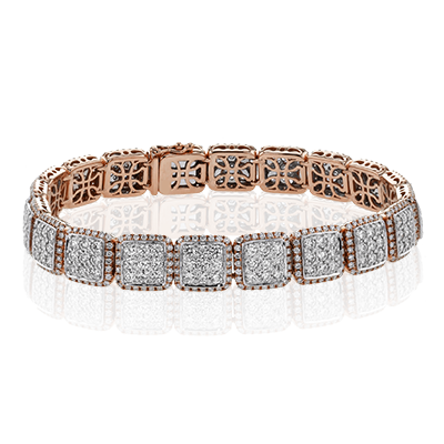 Bracelet en or 18 carats avec diamants