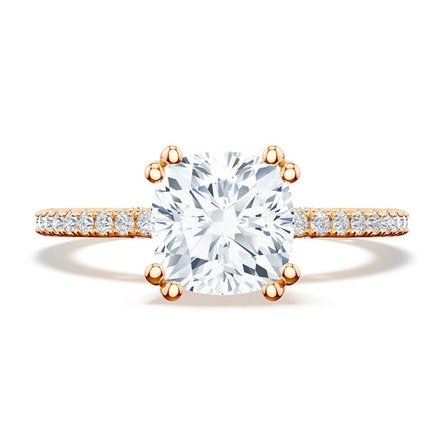 Cushion Solitaire Engagement Ring