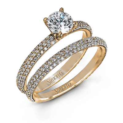 Wedding Set in 18k Gold with Diamonds