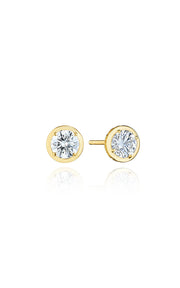 Round Diamond Stud Earring - 1ct