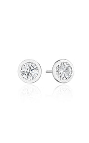Round Diamond Stud Earring - 2.08ct
