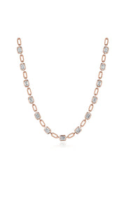 Lab Grown Diamond Link Necklace