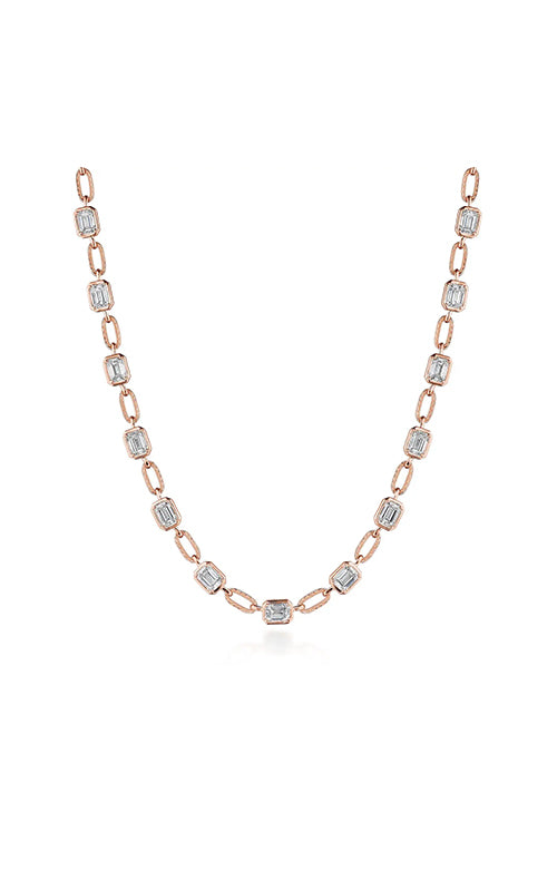 Lab Grown Diamond Link Necklace