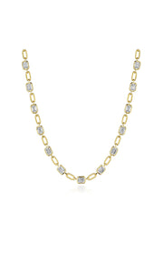 Lab Grown Diamond Link Necklace