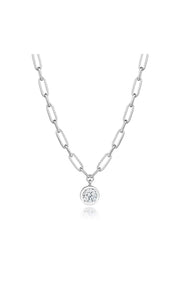 Petite Diamond Link Necklace - 1.54ct