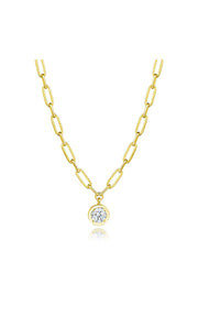 Petite Diamond Link Necklace - 1.54ct