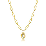 Petite Diamond Link Necklace - 1.54ct