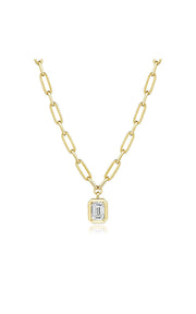 Petite Diamond Link Necklace - 1.54ct