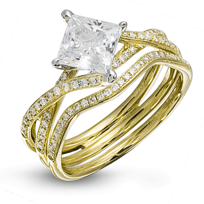 Wedding Set in 18k Gold with Diamonds