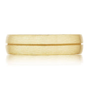 Classic Streamline in Brush Finish Wedding Band