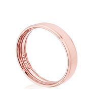 Classic Bevel Edge in Satin Finish Wedding Band