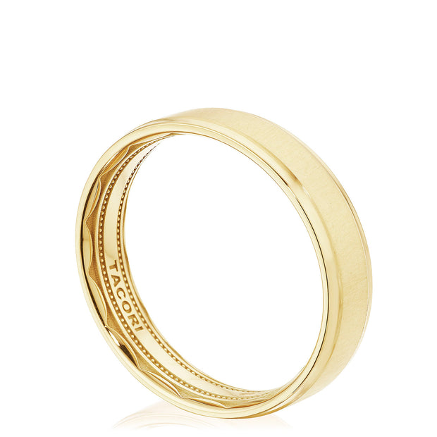 Classic Bevel Edge in Satin Finish Wedding Band