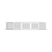 Diamond Faceted - Full Coverage Wedding Band in High Polish  - 4mm