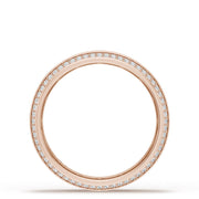 Bevel Edge Diamond Wedding Band in High Polish - 5mm