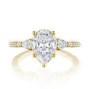 Pear 3-Stone Engagement Ring