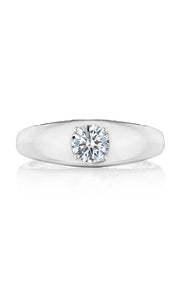 Domed Diamond Ring - 0.52ct