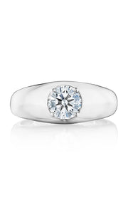 Domed Diamond Ring - 1.02ct