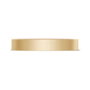 Classic Two-Tone Flat Wedding Band in Satin Finish