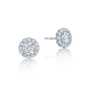 Full Bloom Diamond Stud Earrings
