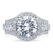 Round Bloom Engagement Ring