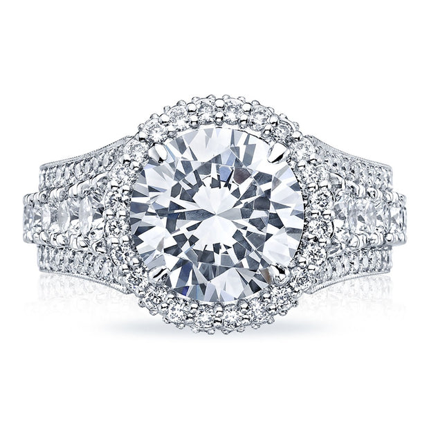 Round Bloom Engagement Ring