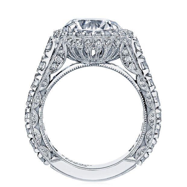 Round Bloom Engagement Ring