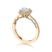 Princess Bloom Engagement Ring