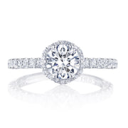 Round Bloom Engagement Ring