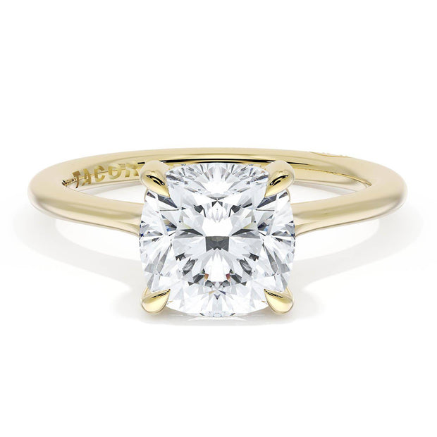 Cushion Solitaire Engagement Ring