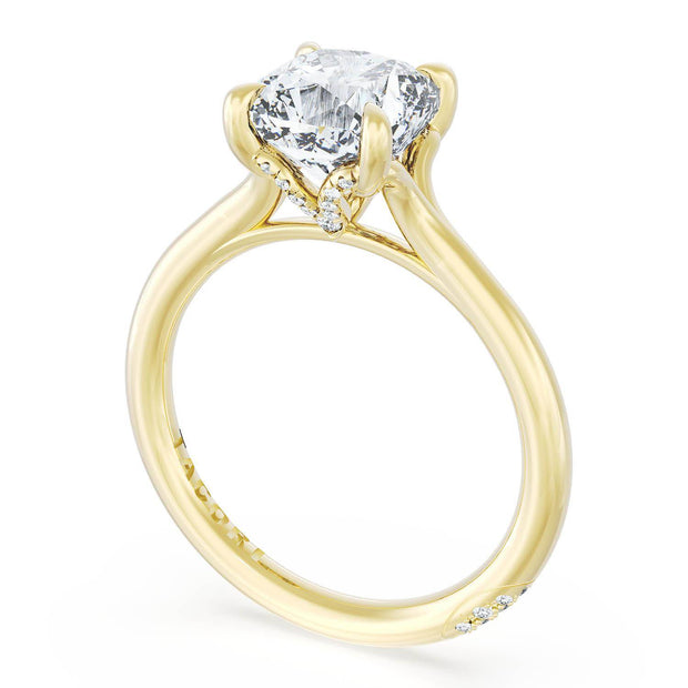Cushion Solitaire Engagement Ring