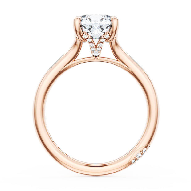 Cushion Solitaire Engagement Ring
