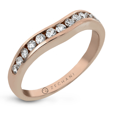 ZR401 Anniversary Ring in 14k Gold with Diamonds