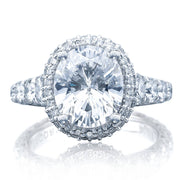 Oval Bloom Engagement Ring