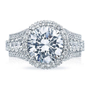 Round Bloom Engagement Ring