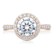 Round Bloom Engagement Ring