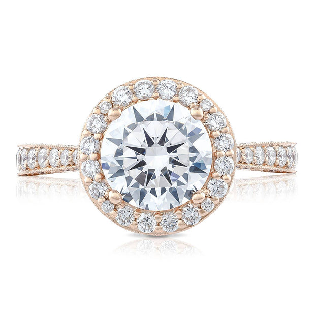 Round Bloom Engagement Ring