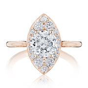 Round Bloom Engagement Ring