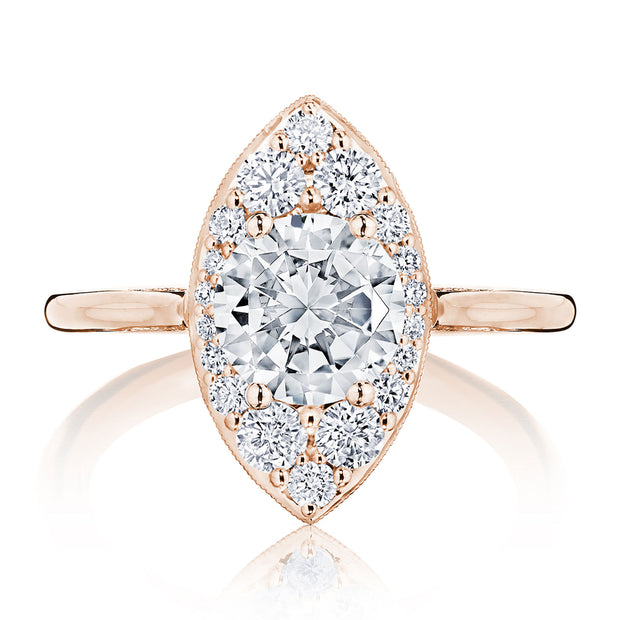 Round Bloom Engagement Ring