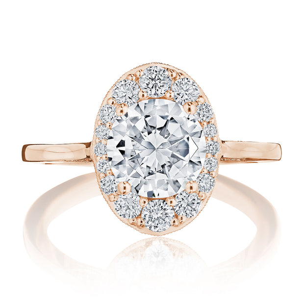 Round Bloom Engagement Ring