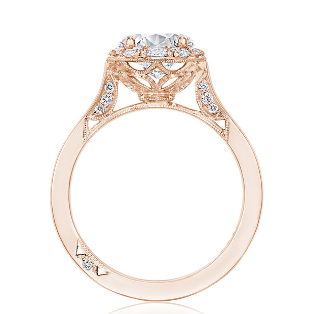 Round Bloom Engagement Ring