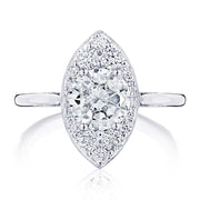 Round Bloom Engagement Ring