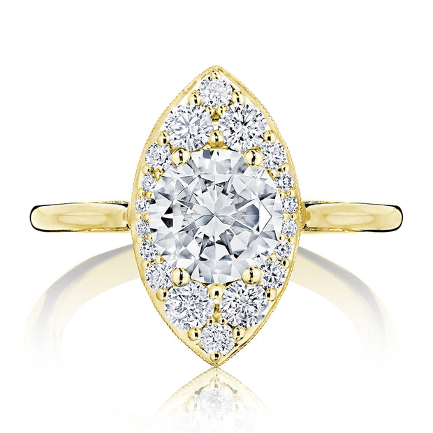 Round Bloom Engagement Ring