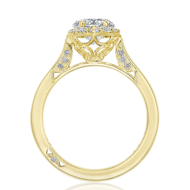 Round Bloom Engagement Ring