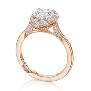 Round Bloom Engagement Ring