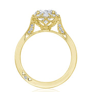 Round Bloom Engagement Ring